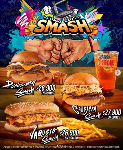 Corralazos El Corral Hamburguesas Smash