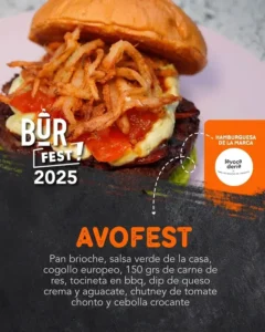 Hamburguesa Avofest - Avocadería