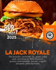 Hamburguesa Jack Royale - Kif Kof