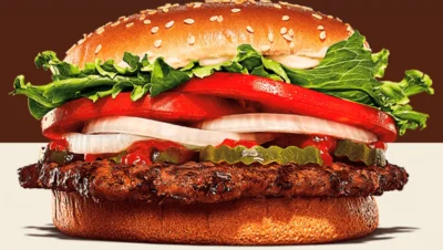 Promoción de hamburguesas en Burger King