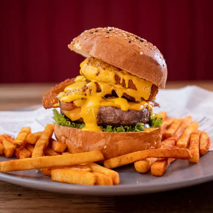 Hamburguesa Americana - Bunker Burger Medellín